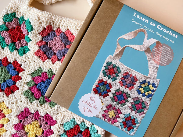 Crochet Bag Kit - Granny Square
