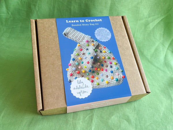 Crochet Bag Kit - Beaded Mosu Bag