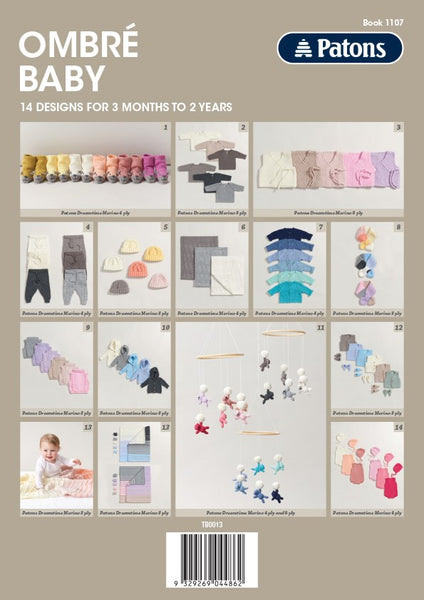 1107 Ombré Baby Booklet