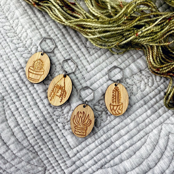 Succulent Stitch Markers - 111 Windmills