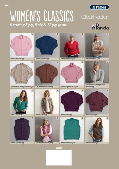 301 Womens Classic Knits Booklet