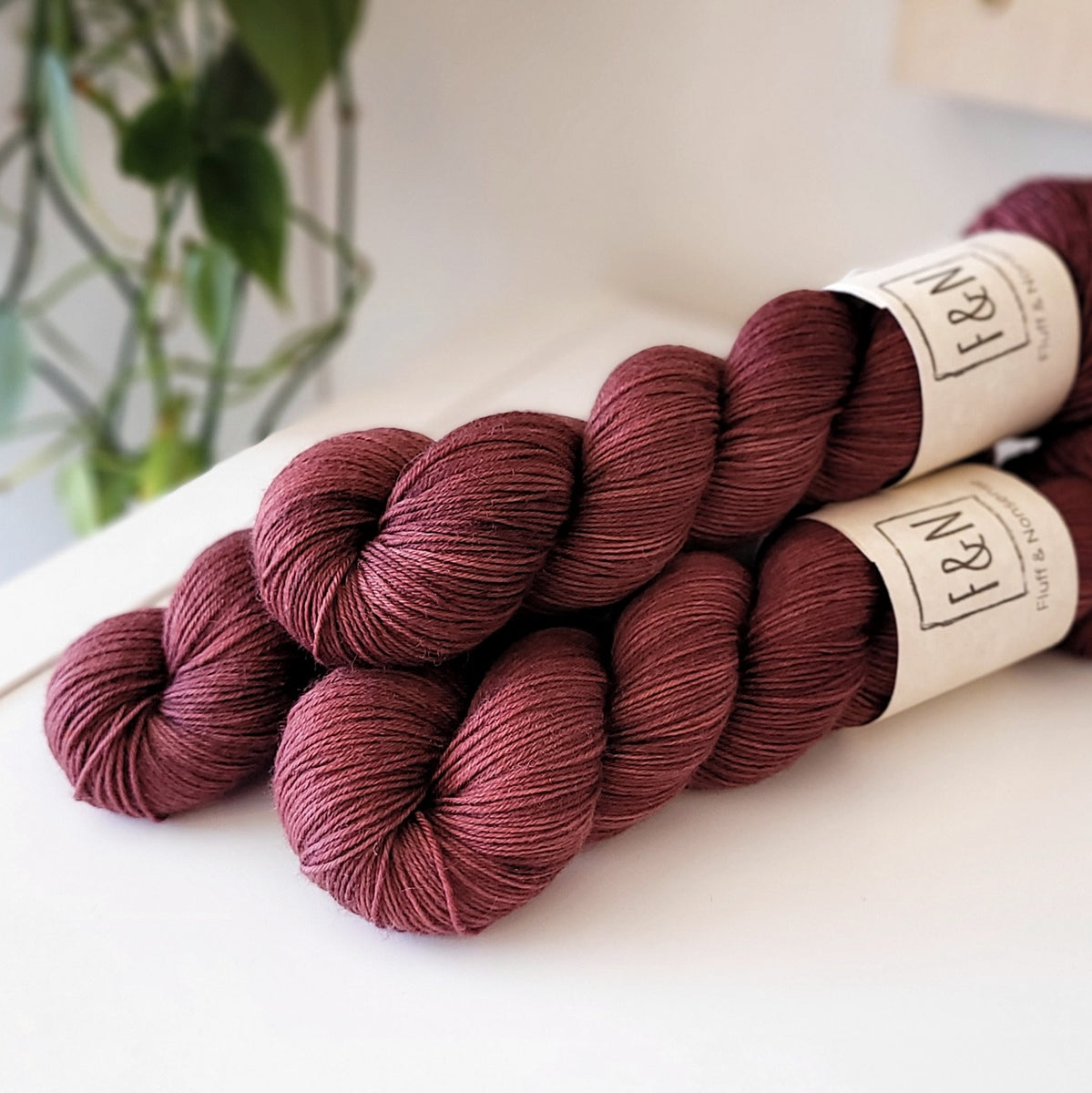 Fluff & Nonsense Platinum BFL Sock – Maker Maker