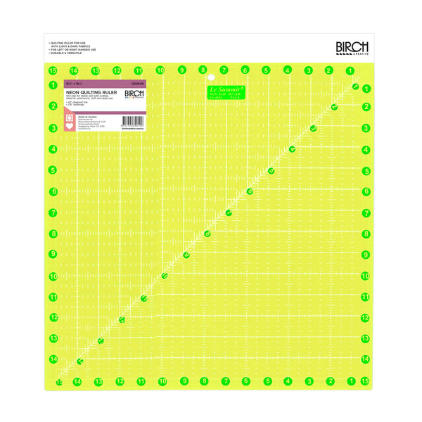 Neon Quilting Rulers