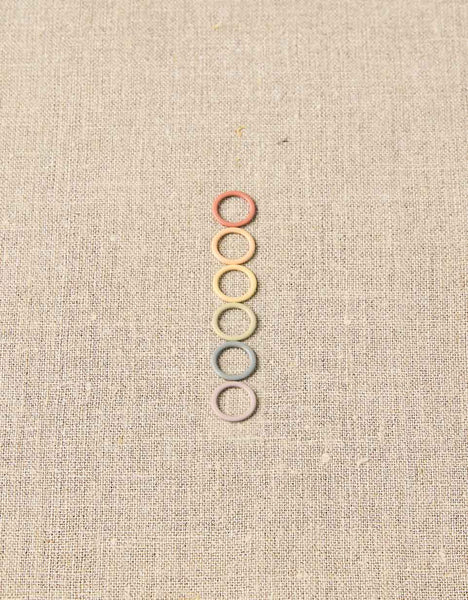 Cocoknits Earth Tone Stitch Markers 9mm