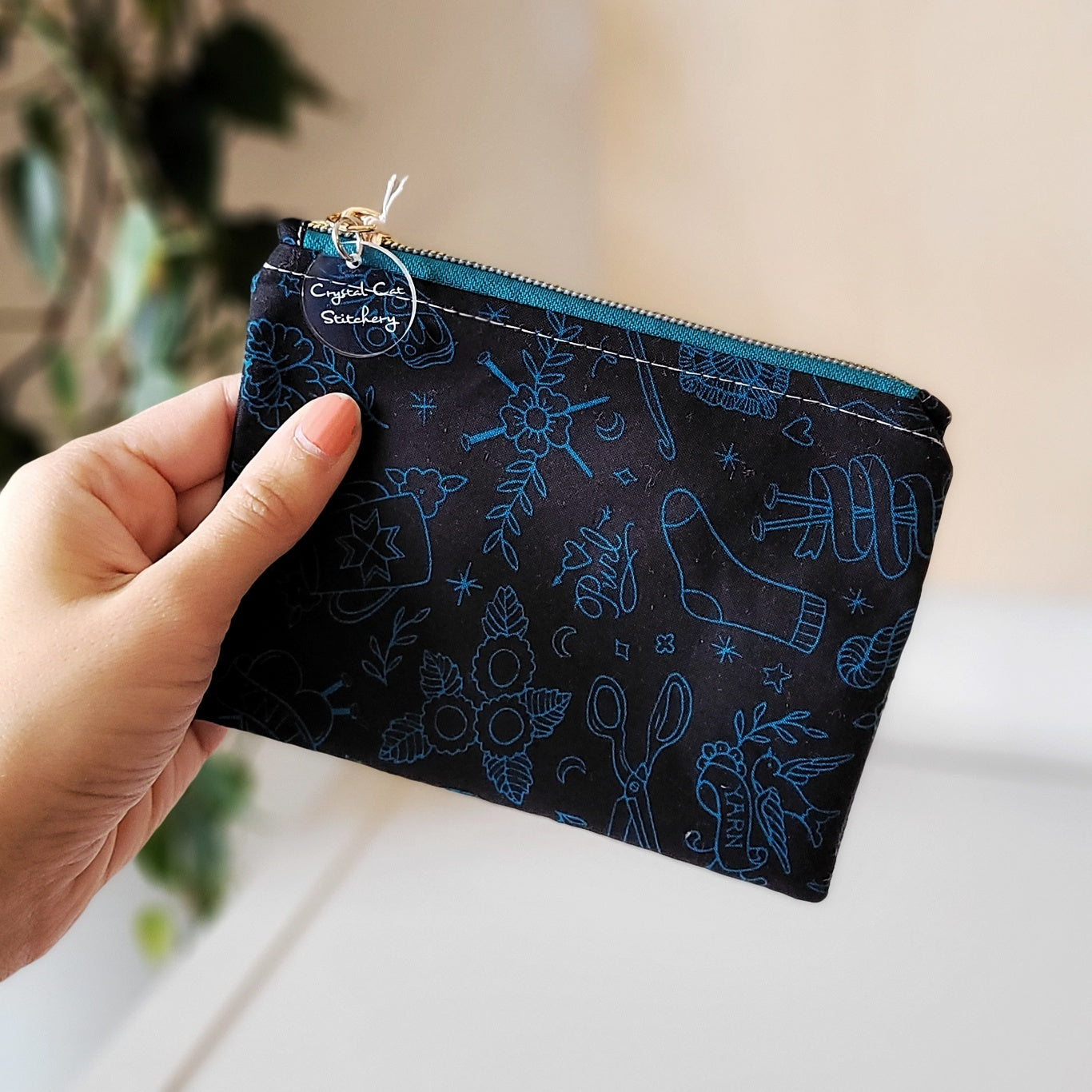 Notions Pouch - Crystal Cat Stitchery