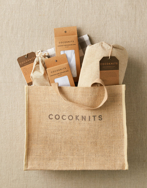 Cocoknits Jute Tote Bag