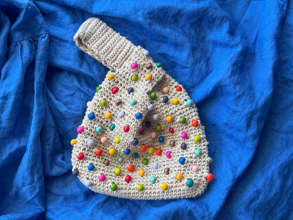 Crochet Bag Kit - Beaded Mosu Bag