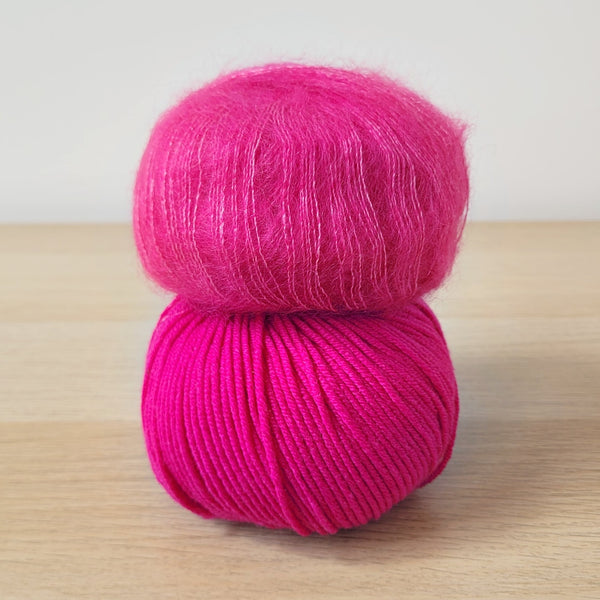 Mohair Cabled Beanie Kit