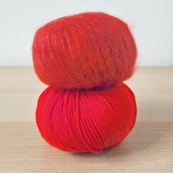 Mohair Cabled Beanie Kit