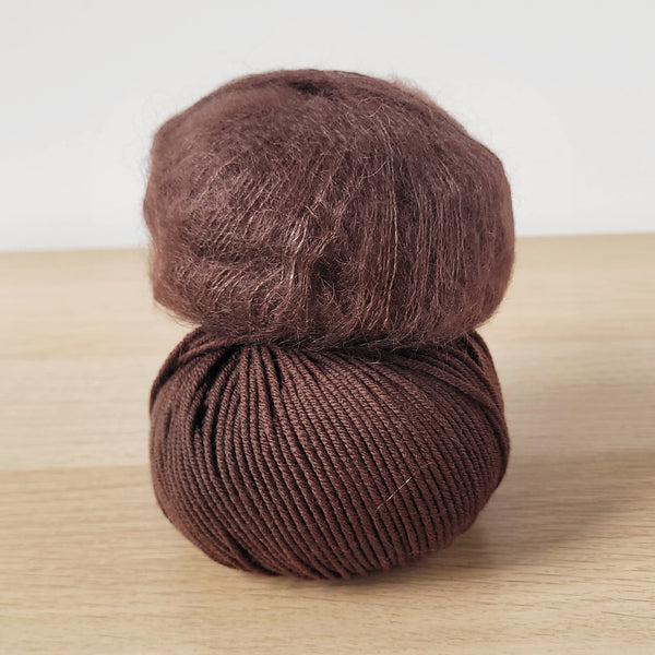 Mohair Cabled Beanie Kit