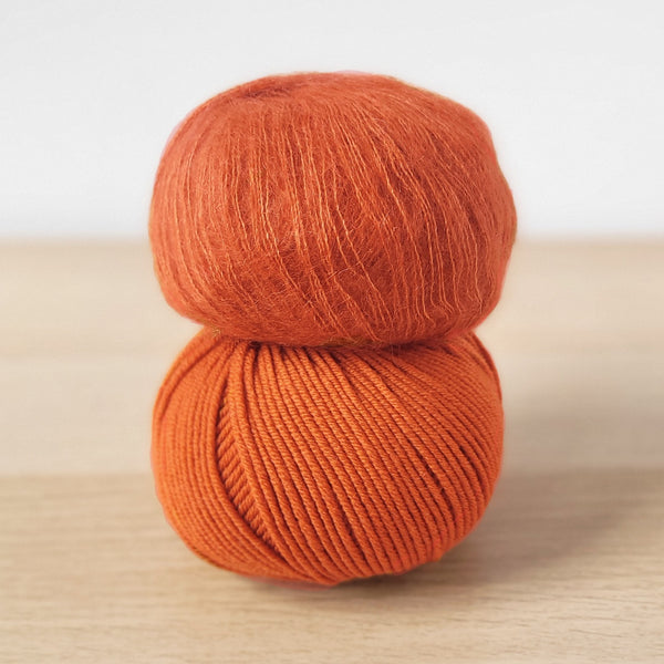 Mohair Cabled Beanie Kit