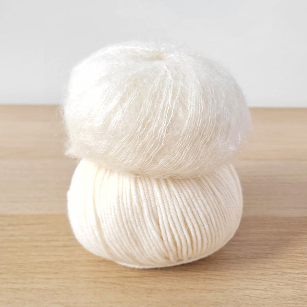 Mohair Cabled Beanie Kit