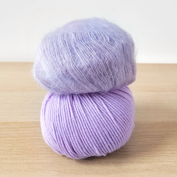 Mohair Cabled Beanie Kit