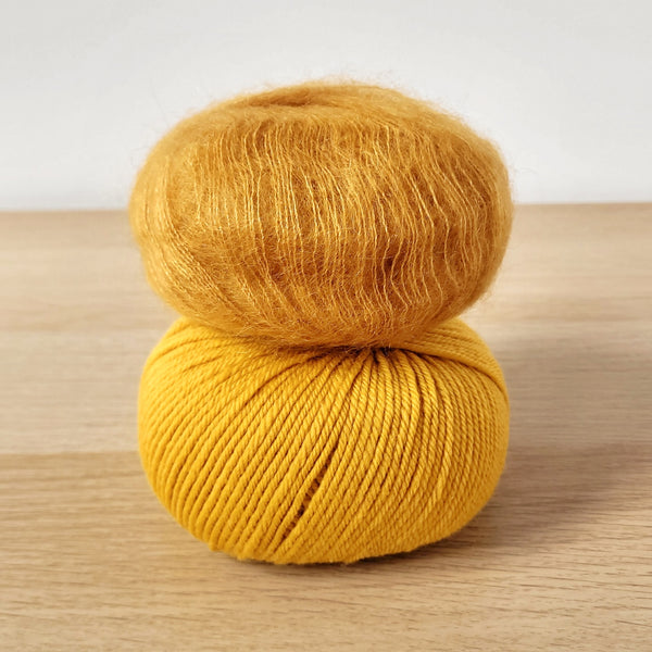Mohair Cabled Beanie Kit