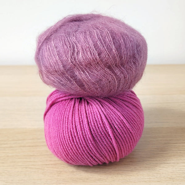 Mohair Cabled Beanie Kit