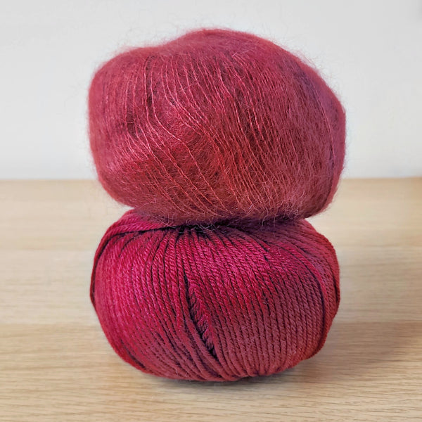 Mohair Cabled Beanie Kit