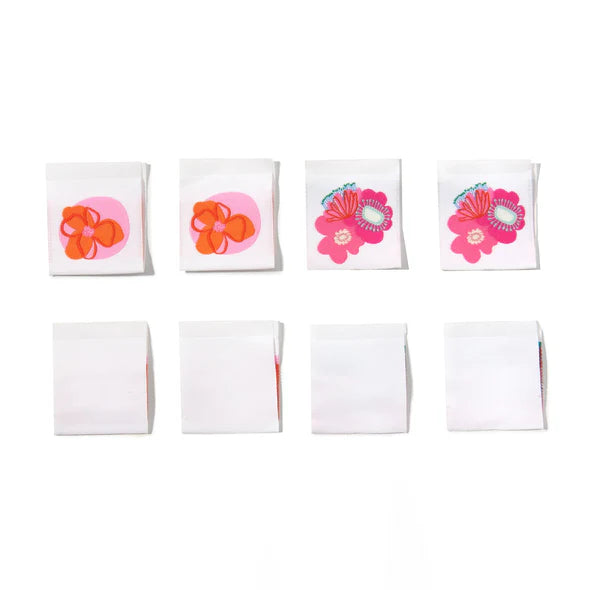 Sohmo Sew-In Labels - Blooms (Pink)