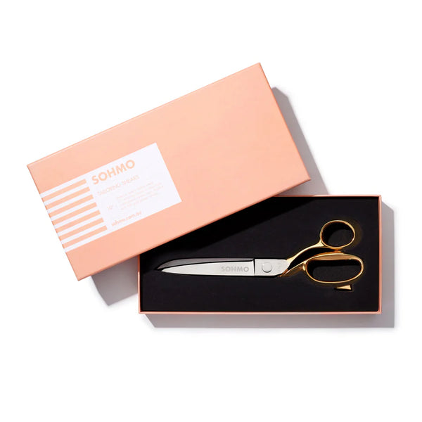Sohmo Tailoring Shears - Large 10" Gold