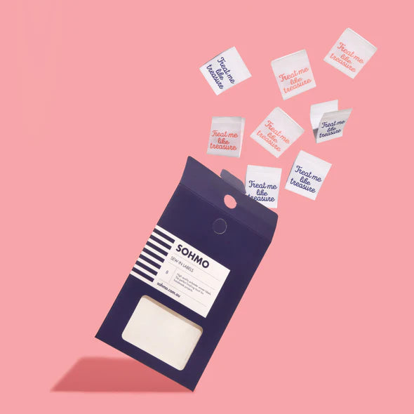 Sohmo Sew-In Labels - Treat me like Treasure