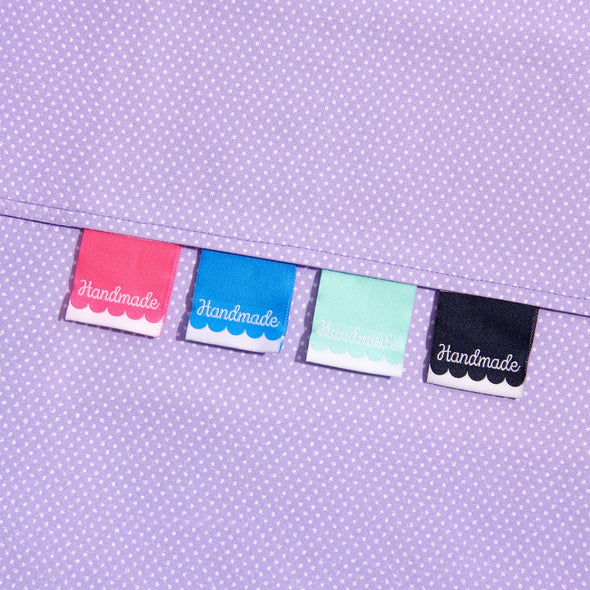 Sohmo Sew-In Labels - Handmade Scallop (Square)
