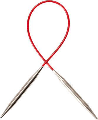 ChiaoGoo 23cm Knit Red Circulars