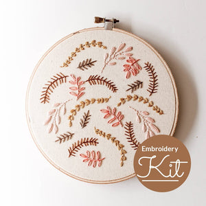 Coral Breeze Embroidery Kit