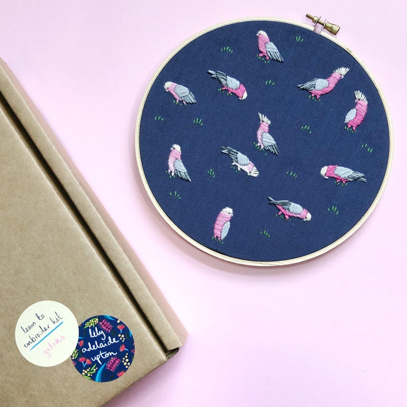 Embroidery Kit - Galah