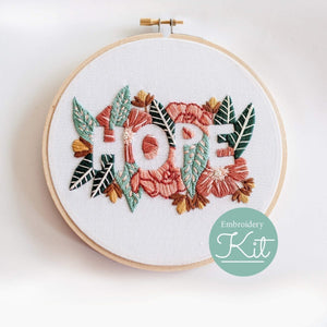 Hope Embroidery Kit