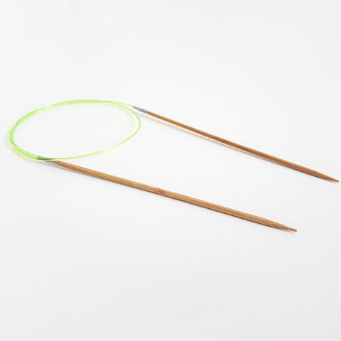 Mingqing Circular Knitting Needles 31. 5 inch (80cm), Premium Wooden Knitting Needles with Pliable Wire, Handmade DIY Crocheting Tool for Knitting