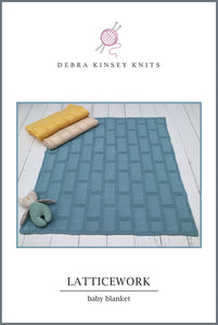 Latticework Baby Blanket Pattern
